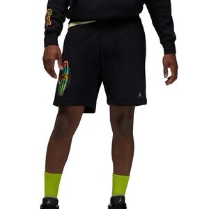 Nike Jordan Men's Size Large Jumpman Black Pull On Shorts Active Athletic